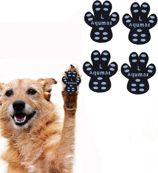 Dog Paw Protector Anti-Slip Pads - Toe Grips for Senior Dogs, Traction Pads for Slippery Floors, 12 Sets (48 pcs)