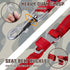 AUROTH Heavy Duty Bungee Dog Leash for Large Breed Dogs, No Pull with Car Seat Belt, 2 Padded Handles