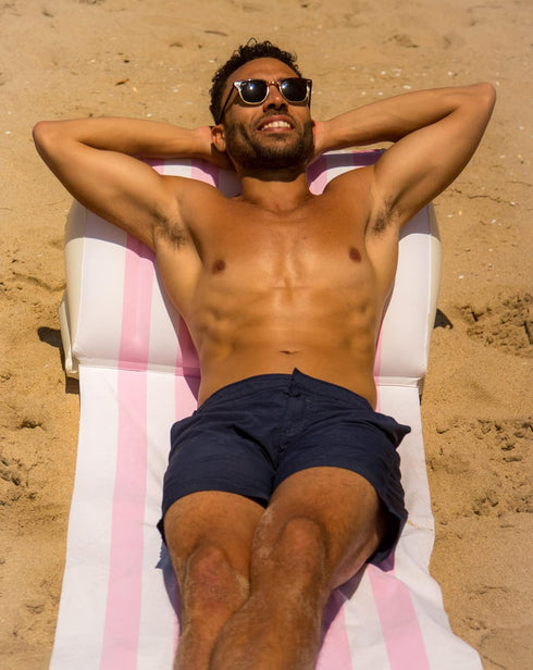 BeachBack Inflatable Beach Lounger - Beach Chair with Adjustable Back Support - Portable and Lightweight Air Sofa Chair