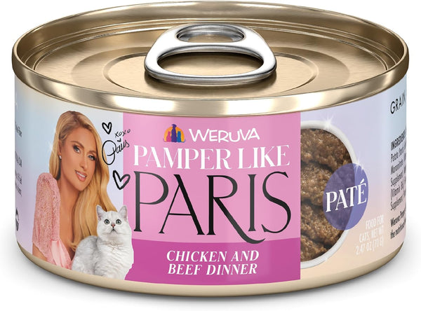 Weruva Paris Hilton Pamper Like Paris Natural Grain Free Wet Cat Food,