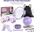 Set Pilates Ring Kit for Women, Pilates Equipment Accessories, Home Workout with Magic Circle, Mini Exercise Ball