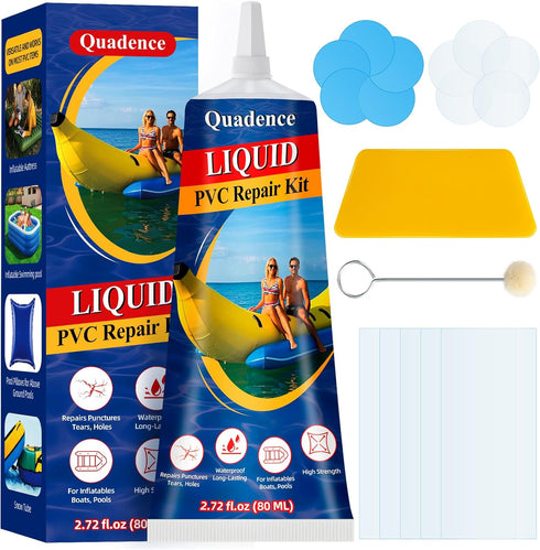 Heavy Duty Vinyl Repair Kit for Air Mattress, Waterproof Air Mattress Patch