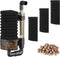 Carefree Fish Aquarium Filter Sponge, Quiet Bubble Filter with 3 Sponges and Filtered Ceramic Balls