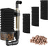 Carefree Fish Aquarium Filter Sponge, Quiet Bubble Filter with 3 Sponges and Filtered Ceramic Balls