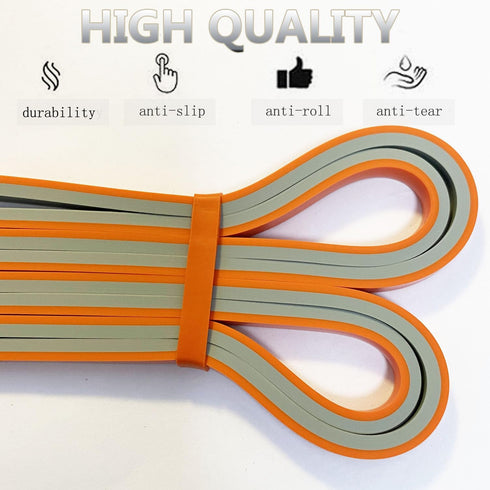 Resistance Bands for Working Out, 5 Levels Exercise Bands Set, Long Resistance Bands for Women & Men, Home Gym
