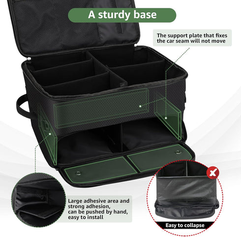 Golf Gifts for Men and Women, Golf Car Trunk Locker Organizer with Compartments for Shoes and Accessories