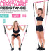 Pilates Bar Kit with Resistance Bands, Multifunctional Heavy-Duty Pilates Bar for Home Workouts for Women & Men