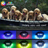 Light Up LED Dog Collar, Rechargeable Safety Glow in the Dark, Adjustable for Small/Medium/Large Dogs, L Size