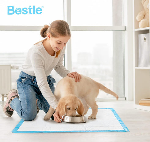 24"x24"-80 Count BESTLE Large Pet Training and Puppy Pads Pee Pad for Dogs Super Absorbent & Leak-Proof