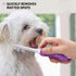 Poodle Pet Detangling Pet Comb - Long & Short Stainless Steel Teeth for Safe & Gentle Grooming