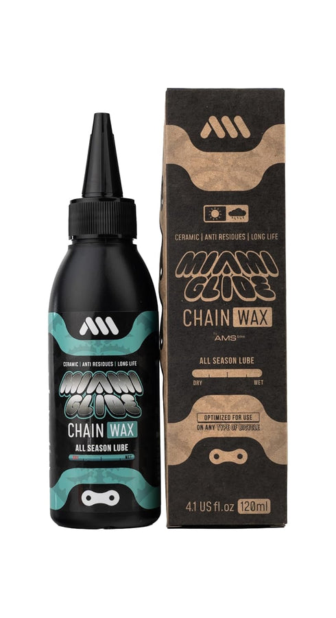 120ml All Mountain Style Bike Chain Wax Lubricant Long-Lasting, Clean & Smooth Drip Wax Lube for MTB, Road, Gravel