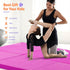 Matladin 8' 8ft 2ft 2in Folding Gymnastics Gym Exercise Aerobics Mat, x x PU Leather Tumbling Mats with Hook & Loop