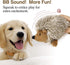 Pawaboo Plush Dog Toy, Non-Toxic Super Soft Faux-Fur Hedgehog Squeak Toy for Dog Puppy Training and Playing