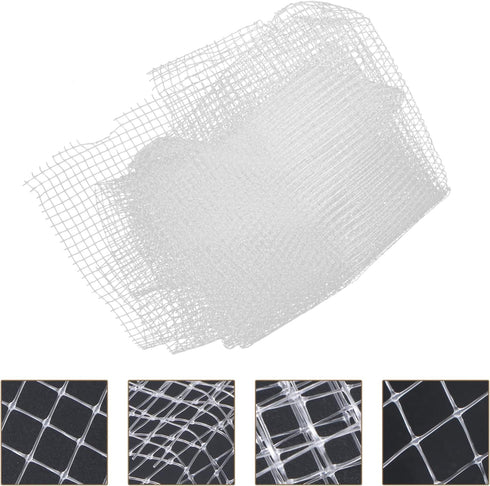 Fish Jumping Net, Clear Mesh Net for Fish Tank Screen Covering (White) Aquarium Mesh Netting