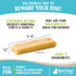 Raw Paws Himalayan Yak Chews for Dogs, Medium (3 Count) - Tibetan Yak Cheese Dog Chews