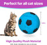 SPOT Sponge Soccer Ball Cat Toys - Interactive Plush Toy, Fun for Cats & Kittens to Bat & Chase, 1.5" Assorted 4-Pack