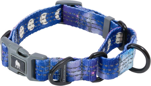 Leashboss Martingale Collar for Dogs, Reflective Nylon Dog Collar for Large, Medium and Small Dogs, No Pull Pet