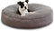 Happy Hounds Scout Deluxe Round Pillow Style Dog Bed, Small (30 x 30 in.), Pewter