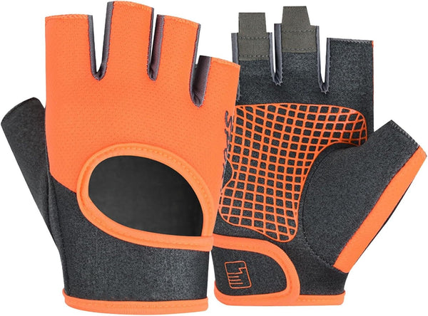 generic Workout Gloves for Men, Nonslip Durable Lightweight Glove with Palm Protection,Thick Fingerless