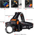 Rechargeable Headlamp with Motion Sensor - 2000 Lumens USB Rechargeable Hiking Headlamp with Power Bank Function