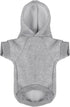 Comfortable Polycotton Dog Hoodie: Soft, Lightweight Puppy Vest for Small and Large Dogs, Highlighting The Heartfelt 'I Only Love My Bed, My Mama, I'm Sorry' Slogan Print Grey X-Small