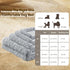Orthopedic Dog Bed for Medium Breeds, High Density Egg Crate Foam Sofa Bed with Waterproof Removable Washable Cover
