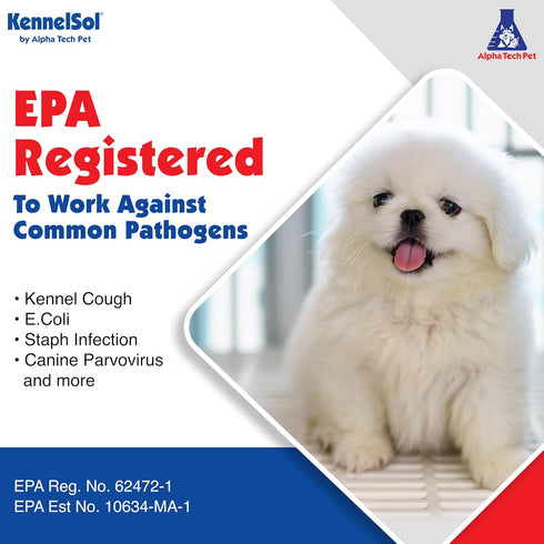 1-Step Kennel Cleaner - EPA Registered Liquid Concentrate Disinfectant and Deodorizer, 1 Pint
