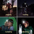 WUBEN H1 Rechargeable Headlamp, 1200 High Lumen Ultra Bright LED, 11 Modes, 180° Adjustable, IP68