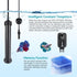 hygger 100W Marine Aquarium Heater, Titanium with Digital LED Controller & Temperature Probe for 15-20 Gallon Tank