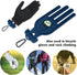 Golf Glove Holder Stretcher, 2PCS Durable Glove Support Frame Dryer Shaper Tool for Sports Gloves Maintenance, Blue