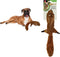 SPOT Skinneeez Squirrel Plush Dog Toy, 23-Inch, Stuffing-Free, 2 Squeakers, Durable Polyester for Medium & Large Dogs