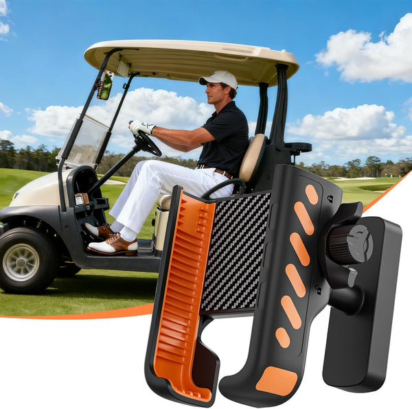 WLLNEE Magnetic Golf Cart Phone Holder Mount Compatible with iPhone/Galaxy/Google Pixel, Fits EZGO