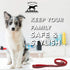 Regal Dog Products Reflective Leash – 5 ft. Lightweight Dog Leash for Small, Medium, Large, or XL Dogs (Red)