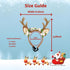 FLAdorepet Pet Cat Dog Elk Antler Deer Horn Headband for Halloween Christmas Dog Costume Outfits