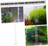 2.5cm 40cm Toyvian Acrylic Aquarium Fish Feeder with Diameter Feeding Column and Shrimp Feeding Dish Fish Tank Feeder