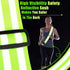 Reflective Sash, High Visibility Safety Reflective Jacket, Adjustable for Walking and Cycling at Night