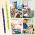 2pcs Dog Grooming Extender, Quick Release Nylon Adjustable Table Straps for Grooming Leash Loops (Green, Purple)