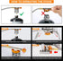 Odoland 3500W/6800W Windproof Camp Stove with Fuel Canister Adapter, Portable Collapsible Burner