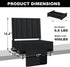(1pcs) Aliphon Stadium Seat for Bleachers with Back Support and Cushion, Bleacher Seats with Shoulder Strap and Cup