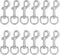 3 Inch Swivel Snap Hooks, 12Pcs Heavy Duty Pet Leash Hooks for Dog Leash DIY Crafts Project