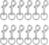 3 Inch Swivel Snap Hooks, 12Pcs Heavy Duty Pet Leash Hooks for Dog Leash DIY Crafts Project