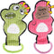 Grnstf 2-Pack Crinkle and Squeaky Dog Toys & Tough Tug of War Set