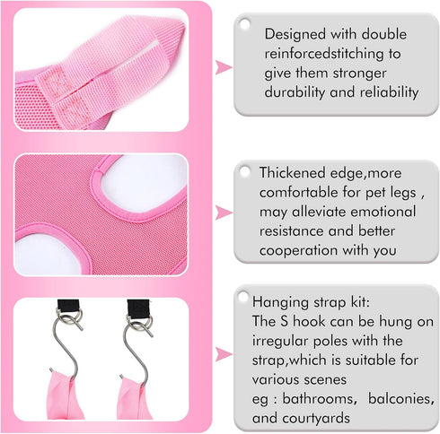 14 1 Hammock Trimming Trimming Ferraycle in Pet Grooming for Dogs Cats, Dog Grooming Sling, Cat Nail Kit, Restraint Bag