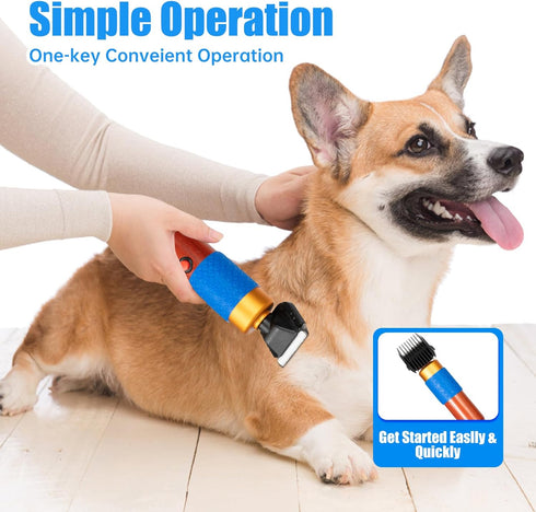 200W 2 10ft Electric Sheep Shears Professional Animal Clippers with Blades, Cord, Low-Noise & Safe Design for Sheep