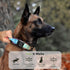2026 Upgrade Waterproof AirTag Dog Collar, Military Tactical Dog Collar with AirTag Holder, Comfortable Control Handle