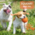 Apasiri Squeaky Dog Balls for Aggressive Chewers, 2 Pack Dog Toys for Large Breed