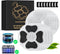 16 Packs Cat Water Fountain Replacement Filters & Sponges for 74oz, 135oz Automatic Pet Water Dispenser