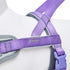 Blueberry Pet Purple Dog Harness, Medium Size, Reflective Nylon Vest, Adjustable for Small Dogs