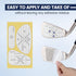 ToVii Golf Impact Tape Set, 300Pcs ~600Pcs Self-Teaching Stickers for Woods Irons Putters
