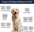 10# Pet Grooming Clipper Replacement Blades, Detachable Blades Compatible with Andis/Wahl/Oster Dog Clippers